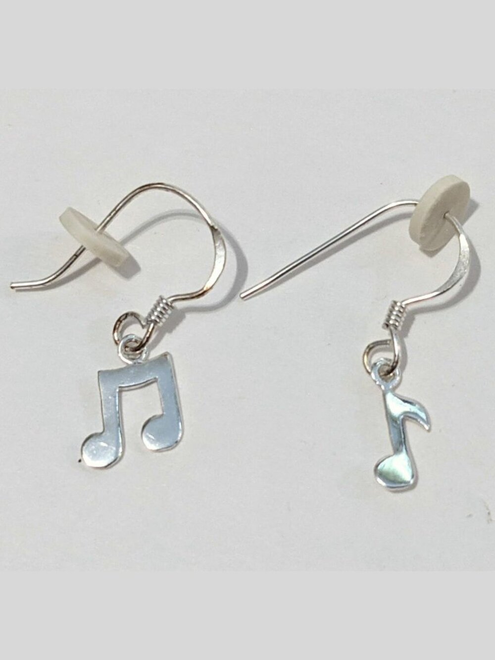 CUTE Lightweight Music Note Dangle Earrings Gift 925 Silver Musical Note
